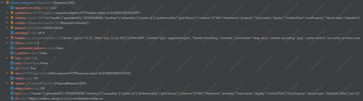 Cisco SD-WAN REST API calls with Python’s requests library - WanderNets.com